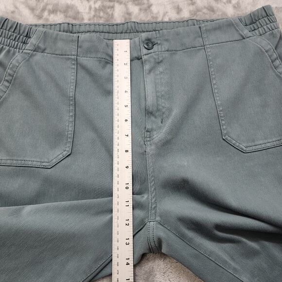 32 Degrees Pants Womens XL Gray Pull On Stretch Twill Knit Elastic Waist Casual - Picture 9 of 12